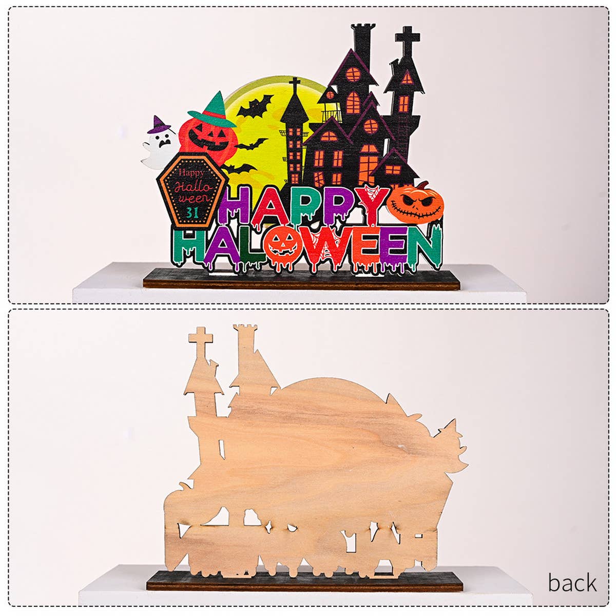 HALLOWEEN WOODEN DECORATIONS FOR HOME_CWMM1770
