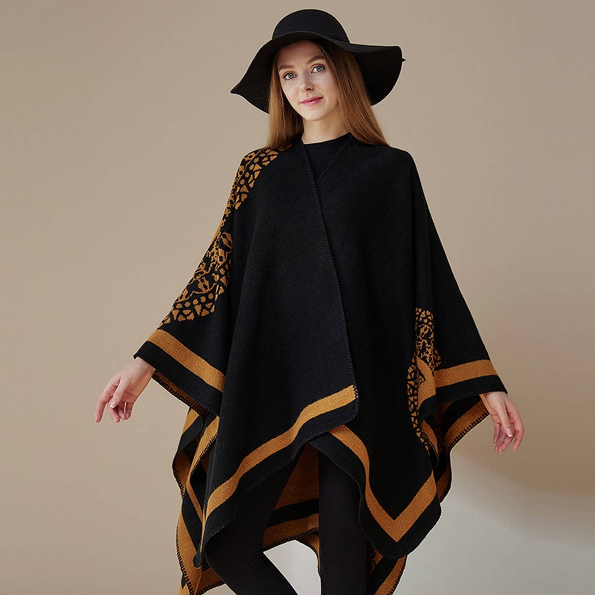 DOUBLE SIDED SIMPLE SHAWL FAUX CASHMERE SCARF_CWASC2163