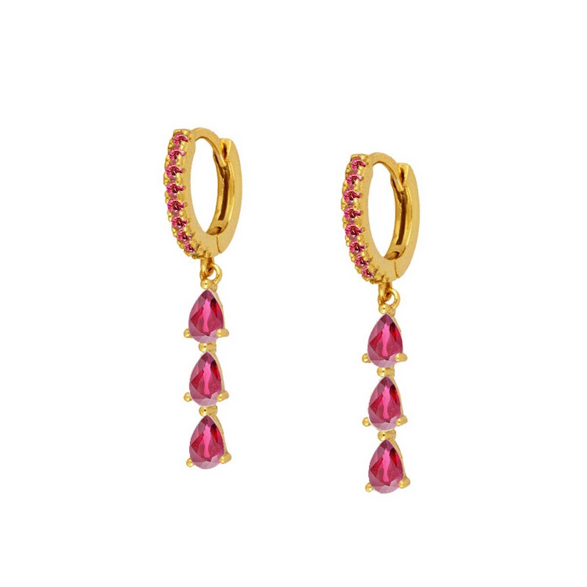 TEARDROP SHAPE MINIMALIST FASHION EARRINGS_CWAJE1728