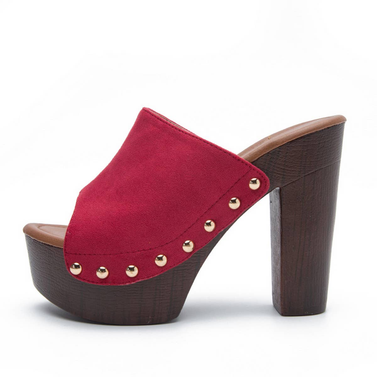 Waterproof High-Heeled Thick-Heeled Sandals