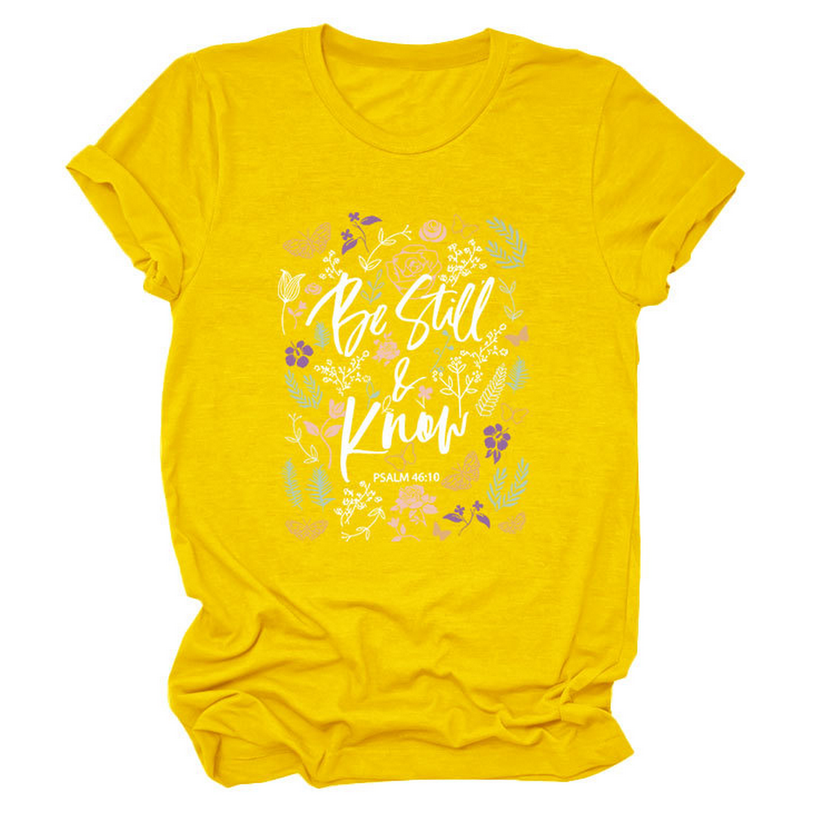 Womens Faith Tee, Be Still And Know_Cwtts1480