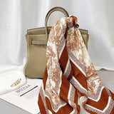 INK ART VELVET SCARF WINTER SQUARE SHAWL 90CM_CWASC0888