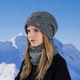 Winter Outdoor Cycling Hat And Scarf Two-Piece Set_Cwasc1120