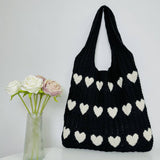 Cwab1951_Heart Knit Tote Bag