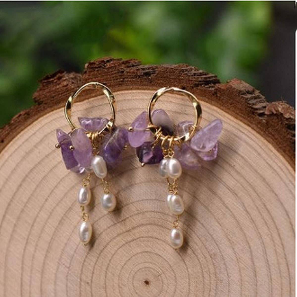 SIMPLE AND VERSATILE HIGH END PURPLE EARRINGS_CWAJE3771