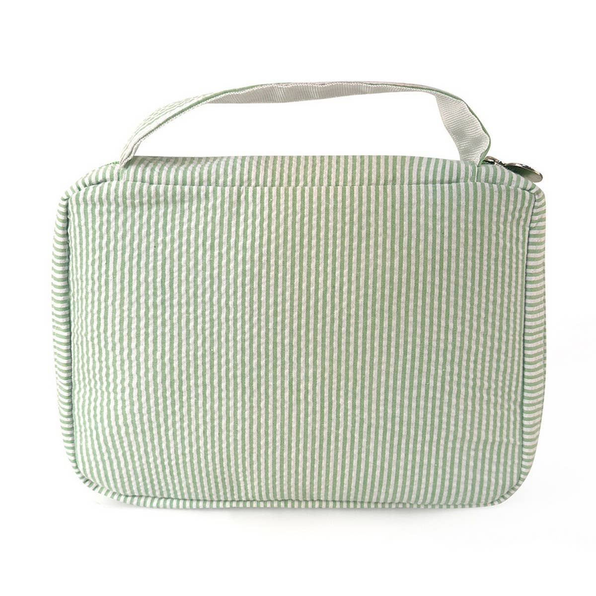 Striped Seersucker Portable Storage Bag_Cwab1412