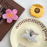 DAISY ACETATE HAIR CLAW SWEET SUNFLOWER BUN CLIP_CWAHA5966