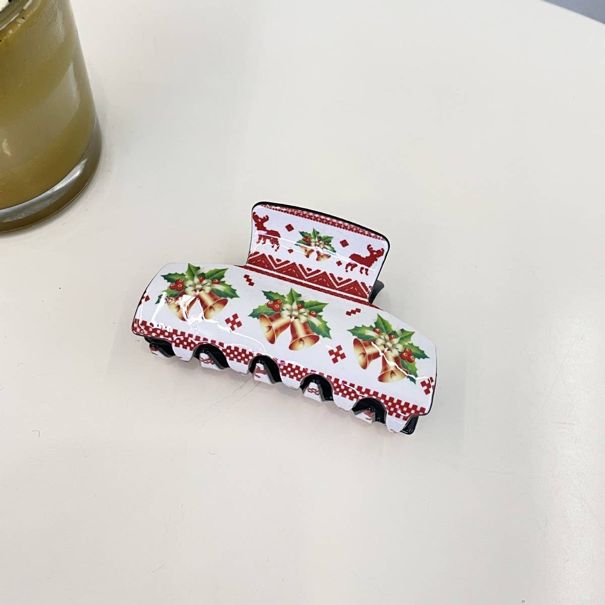 CHRISTMAS REINDEER SNOWFLAKE HAIR CLIP SHARK CLIP_CWAHA2153