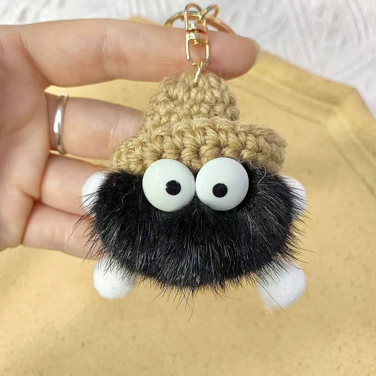 Cwmm10414_Soot Sprite Keychain Cute Bag Charm