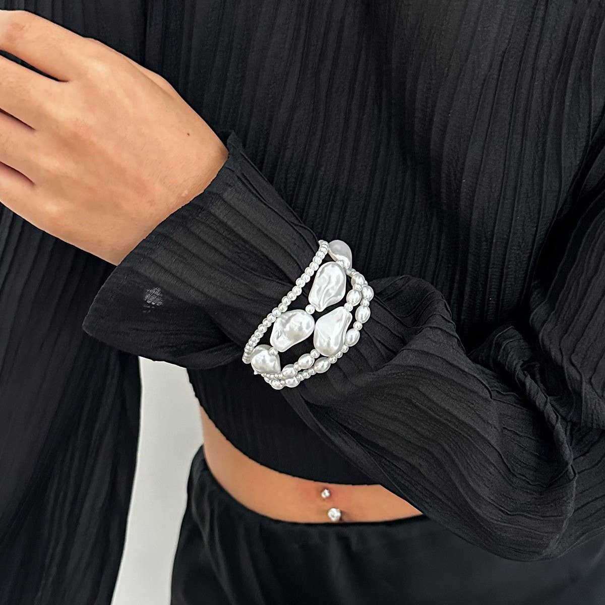 SIMPLE AND FASHIONABLE IRREGULAR BEADED BRACELET_CWMM3114