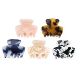 MINI GEOMETRIC ACETATE HAIR CLAW SIMPLE BANG CLIP_CWAHA4429