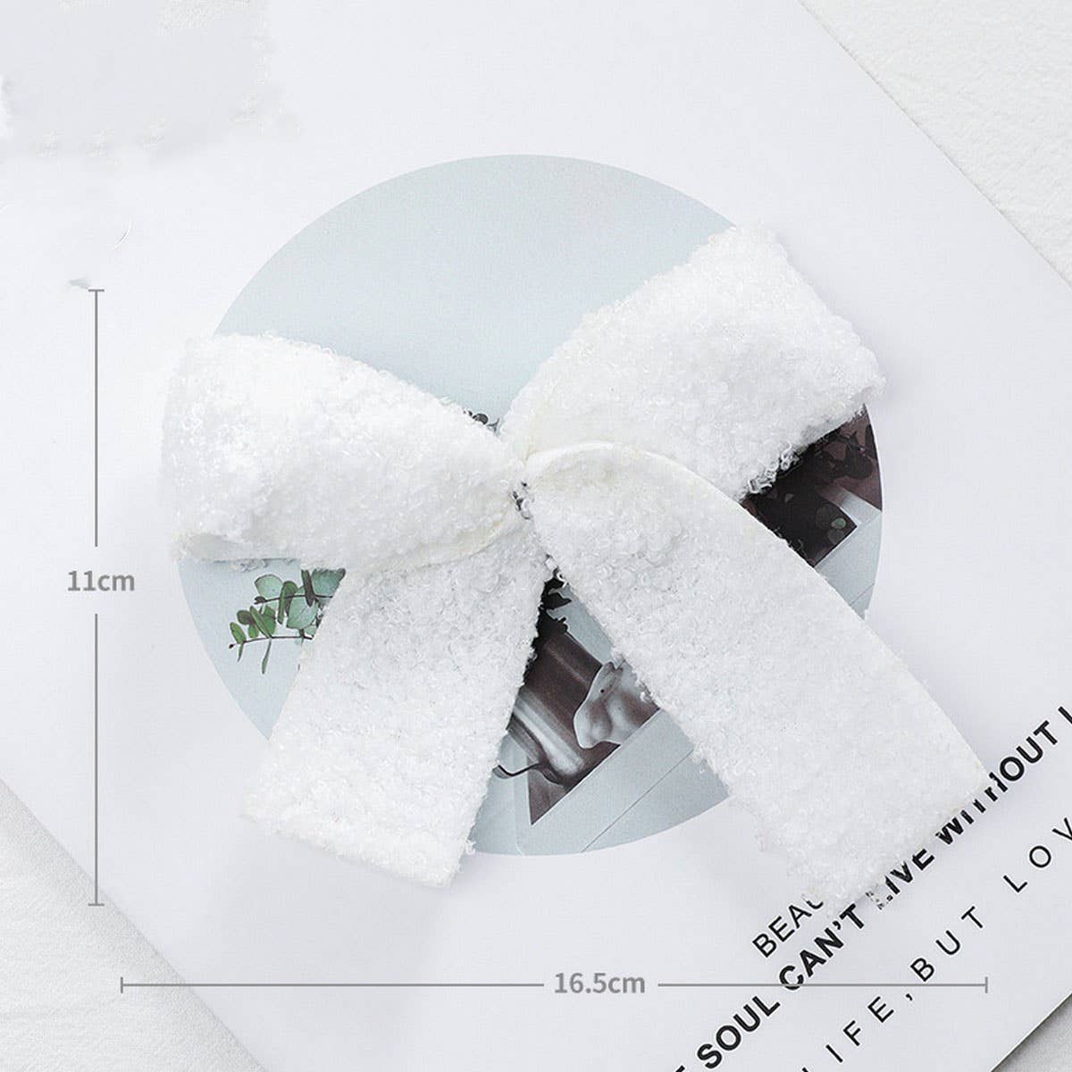 FELT PLUSH BOW RIBBON CHRISTMAS TREE HANGING DECOR_CWMM9795