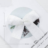 FELT PLUSH BOW RIBBON CHRISTMAS TREE HANGING DECOR_CWMM9795