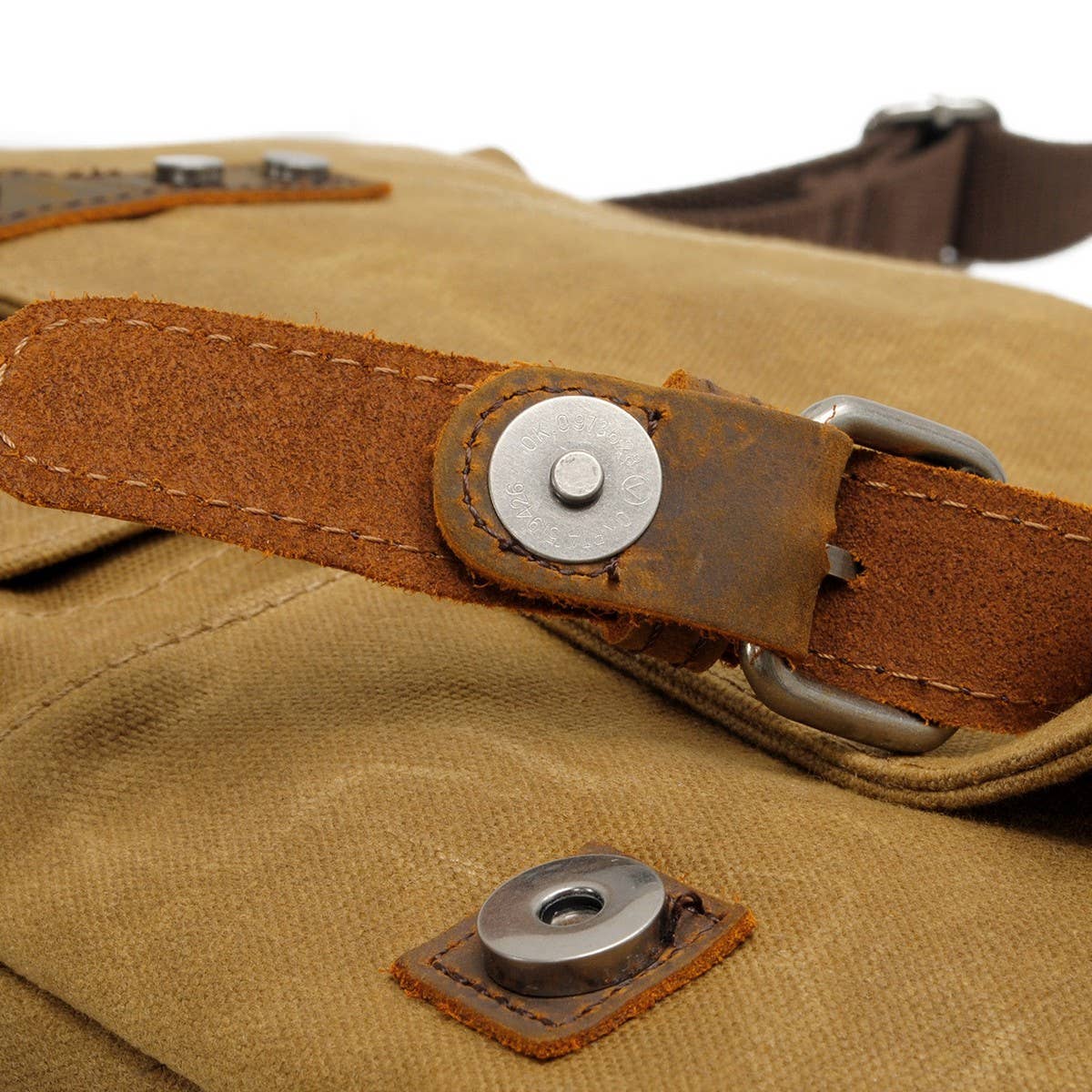 MENS VINTAGE CANVAS MESSENGER LAPTOP BAG_CWAB5556