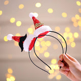 CHRISTMAS HAT SMALL HAT GIRL CUTE HEADBAND_CWAHA2741