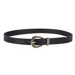 SOLID COLOR VINTAGE PIN BUCKLE DECORATIVE BELT_CWASC0573