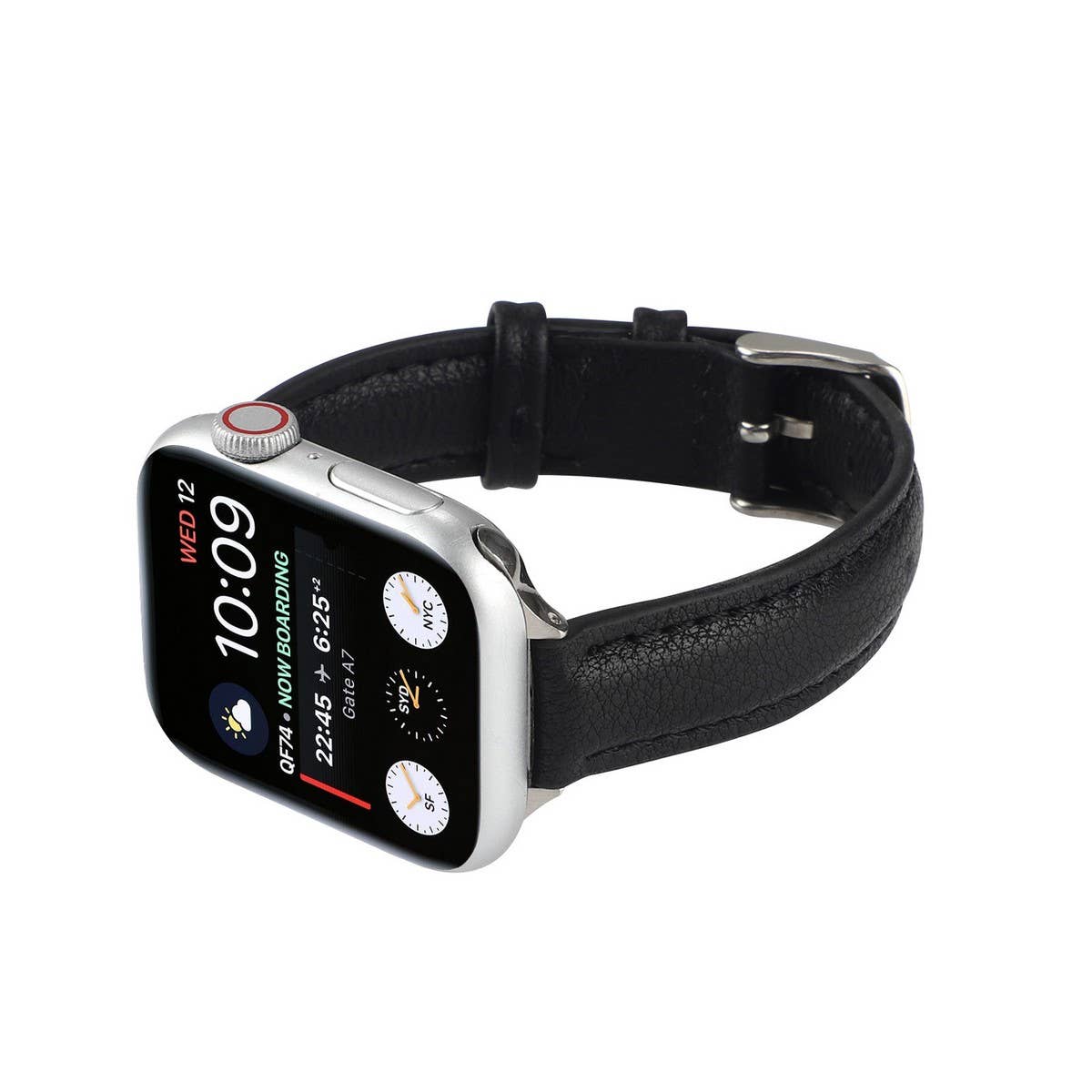 IWATCH9 1SE WOMENS APPLE WATCH8 SLIM LEATHER STRAP_CWWW0073