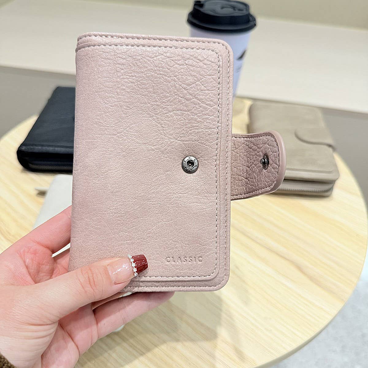New Forest Style Retro Vertical Zipper Wallet_Cwab06250