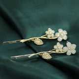 STYLISH FLOWER ALLOY HAIR PIN WITH PEARL_CWAHA1208