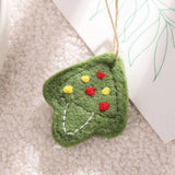 Wool Felt Santa Claus Christmas Ornament Set_Cwmm9909