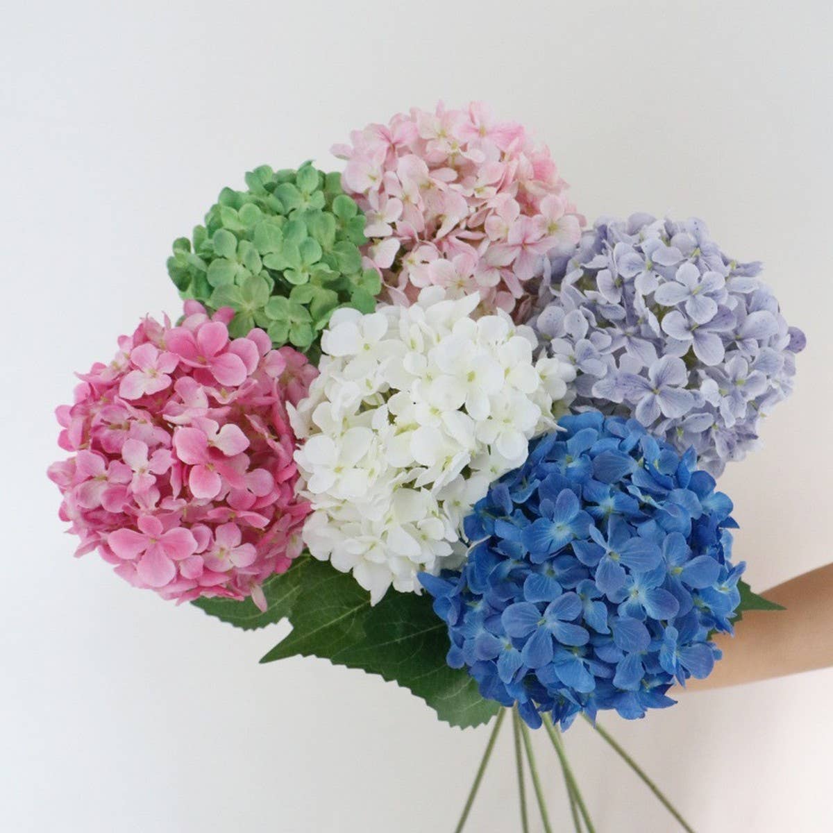 FAUX HYDRANGEA LOLLIPOP FLOWER FOR WEDDING DECOR_CWMM6579