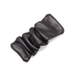 SOFT RUCHED PU LEATHER SWEET SIDE HAIR CLIP_CWAHA6364