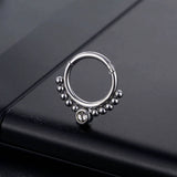 GEOMETRIC TITANIUM NOSE STUD WITH ZIRCON_CWMM9527