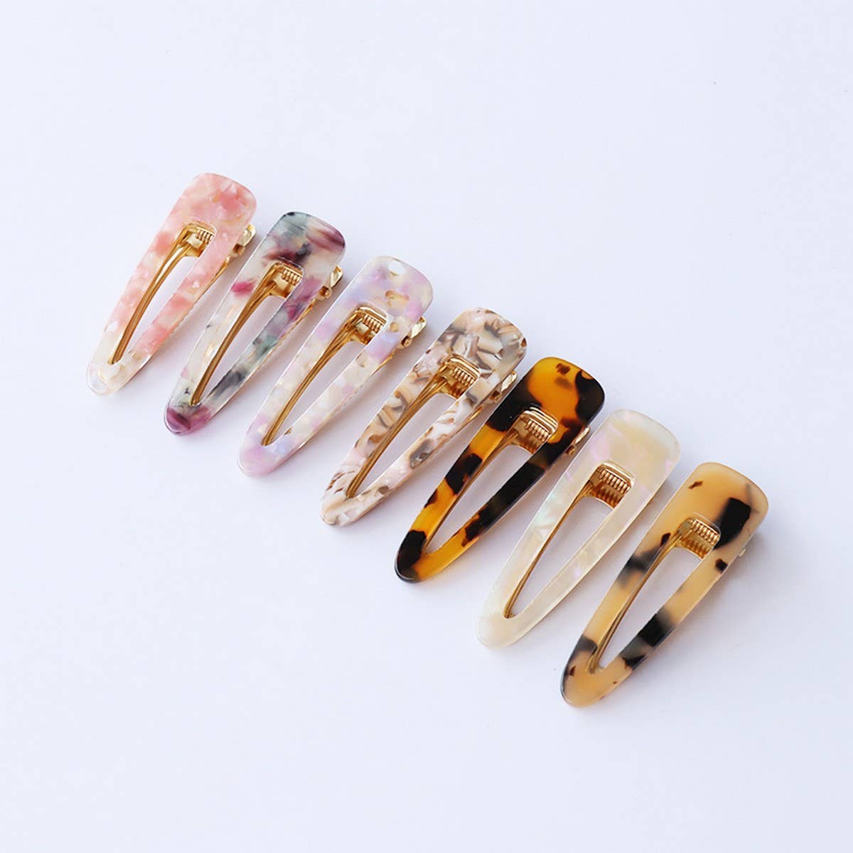 Water Drop Temperament Simple Bangs Hairpin