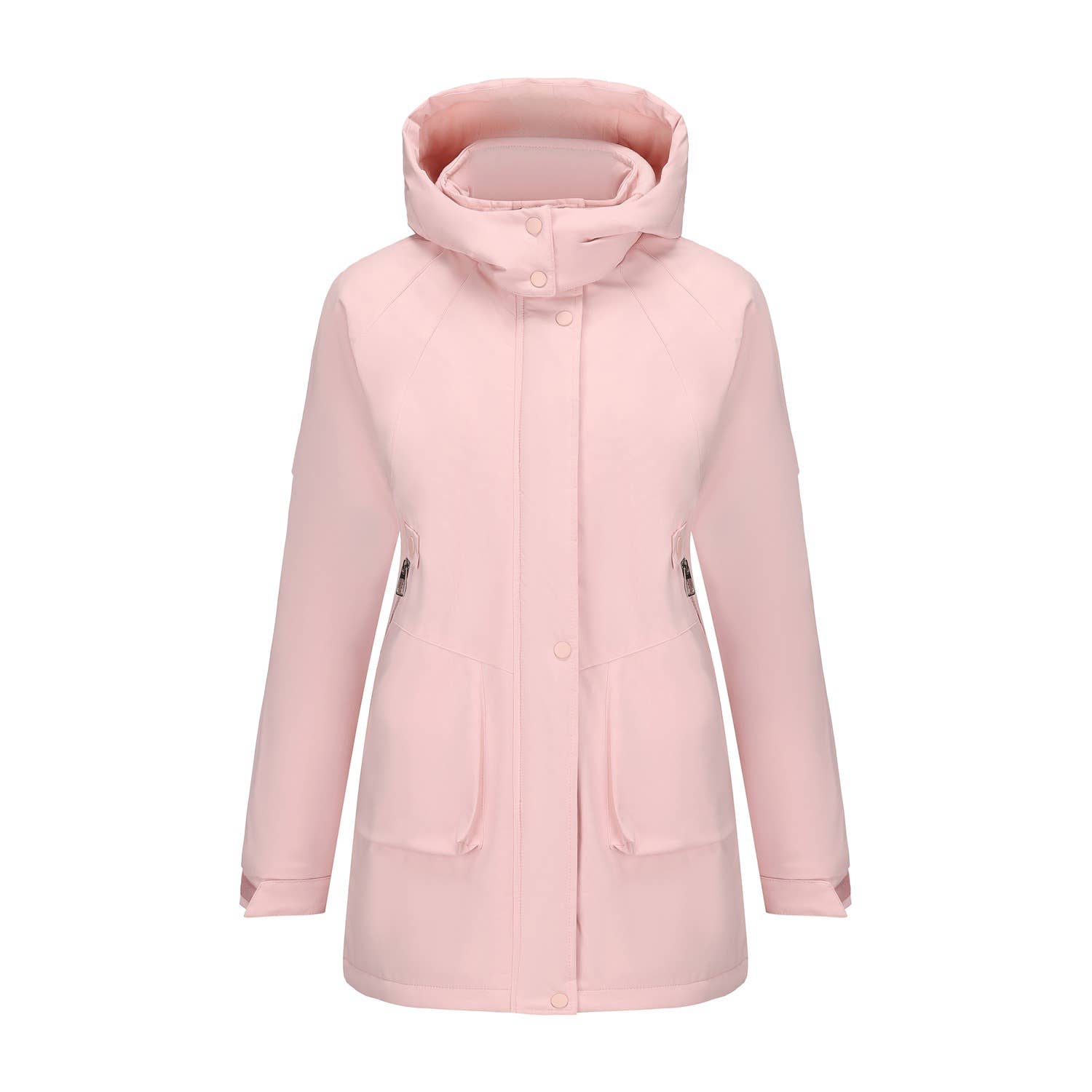 Windproof And Warm Long Hiking Jacket