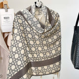 Velvet Scarf Fall/Winter Floral Wrap For Women_Cwasc0898