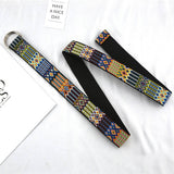 Cwabe0951_Double Buckle Canvas Casual Belt