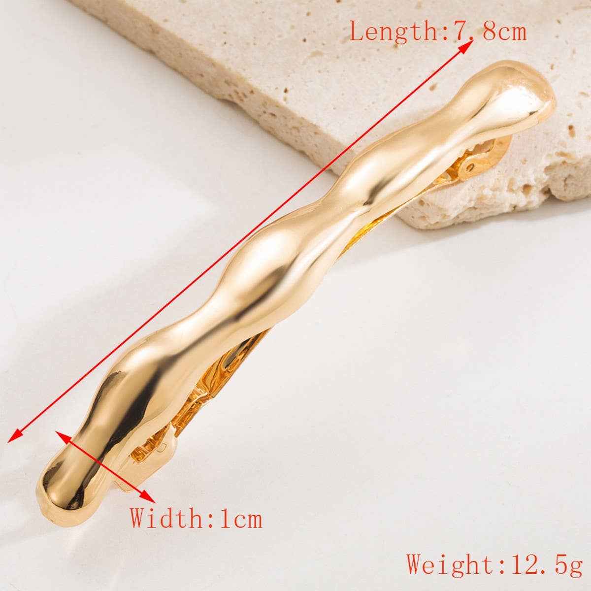 STARFISH METAL SPRING HAIR CLIP CHIC UNIQUE_CWAHA6174