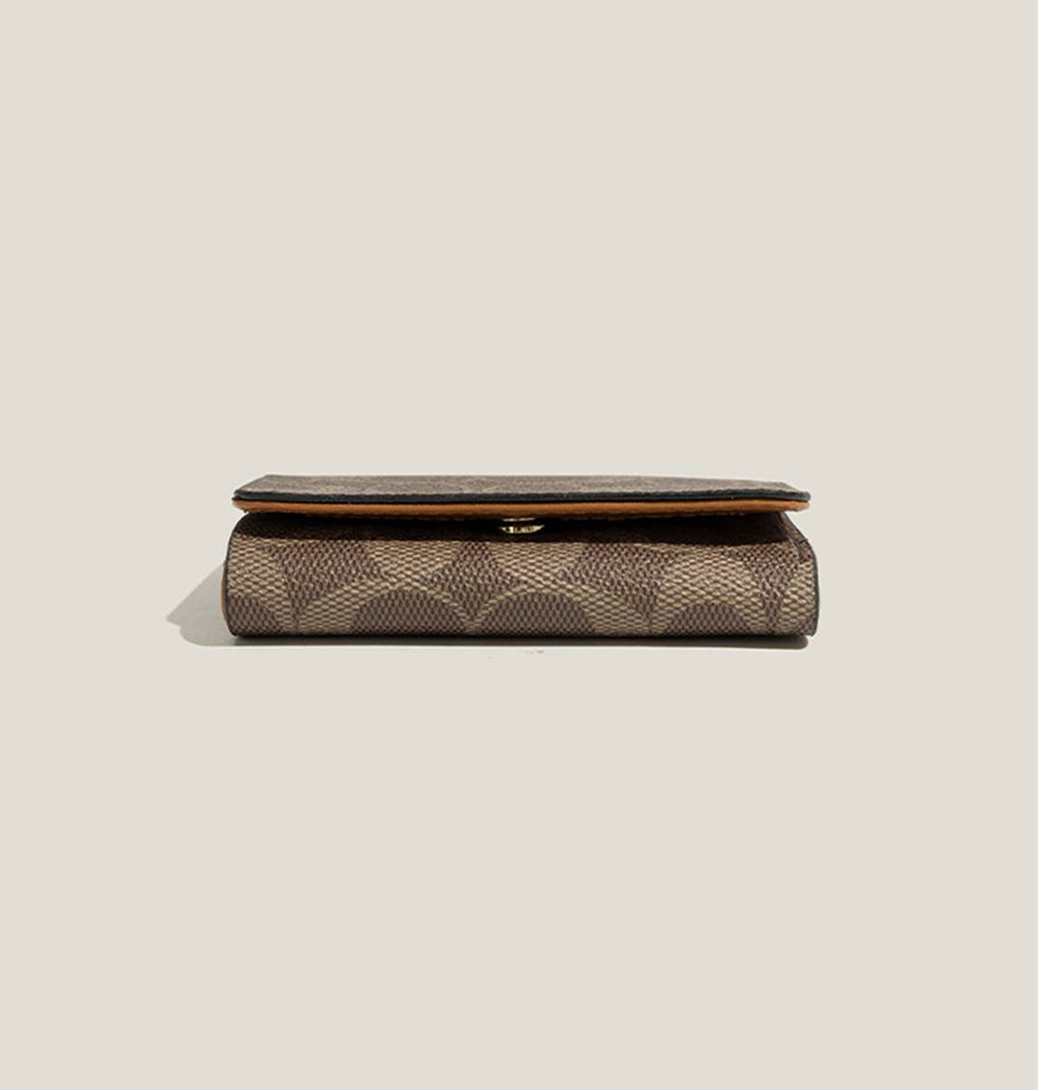 New Vintage Geometric Letter Mini 3-Fold Wallet_Cwab06269