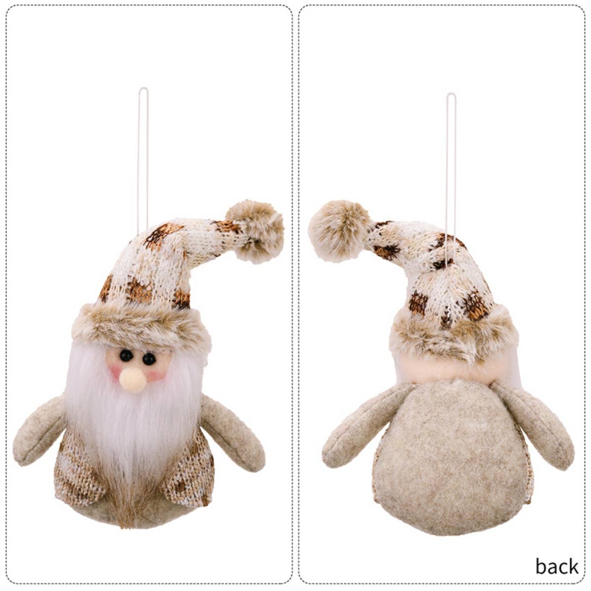 Cwasc1948_Christmas Tree Santa Claus Snowman Deer Pendant