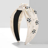 FOOTBALL BASKETBALL DECORATED PEARL HEADBAND_CWAHA2548