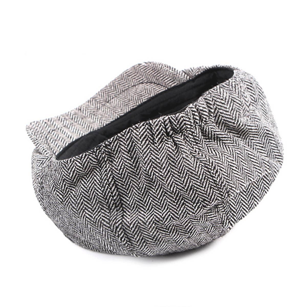 AUTUMN AND WINTER RETRO PLAID FLAT CAP_CWAH1906