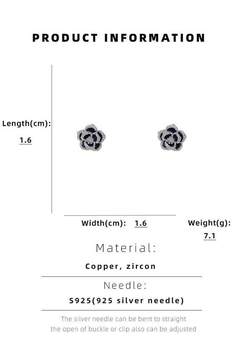 ROSE STUD EARRINGS_CWAJE0343