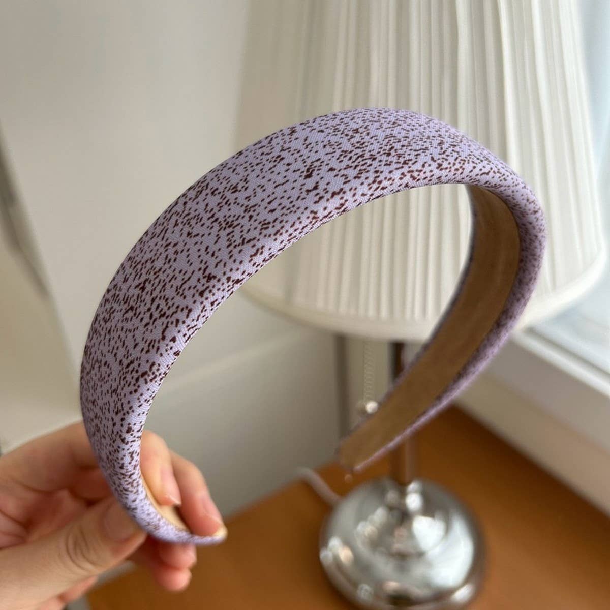 GENTLE PURPLE WIDE BRIMMED HEADBAND_CWAHA2853