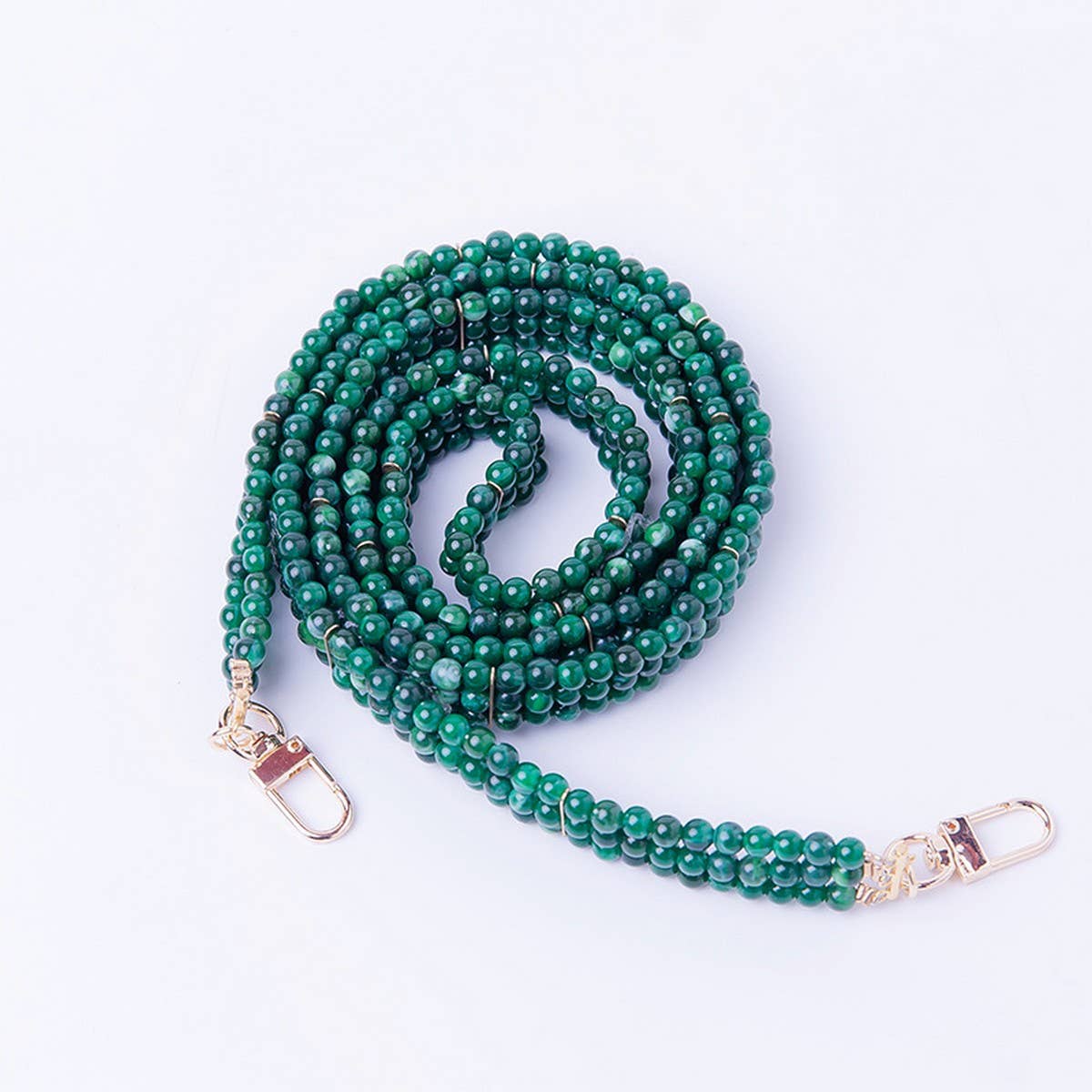 ACRYLIC TRIPLE ROW CHAIN BAG CHAIN PHONE CHAIN_CWMM5104