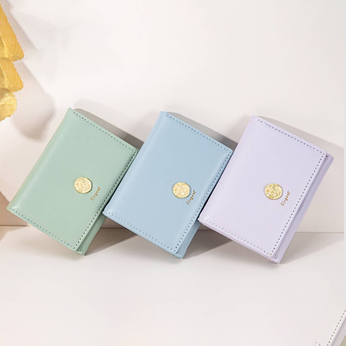 Simple Rose Design Wallet With Hand Strap_Cwab06239