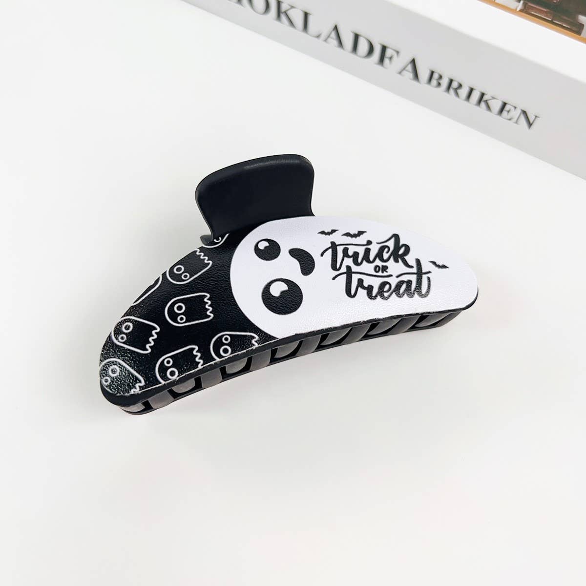 GOTHIC HALLOWEEN CLAW CLIP PUMPKIN GHOST DESIGN_CWAHA1443