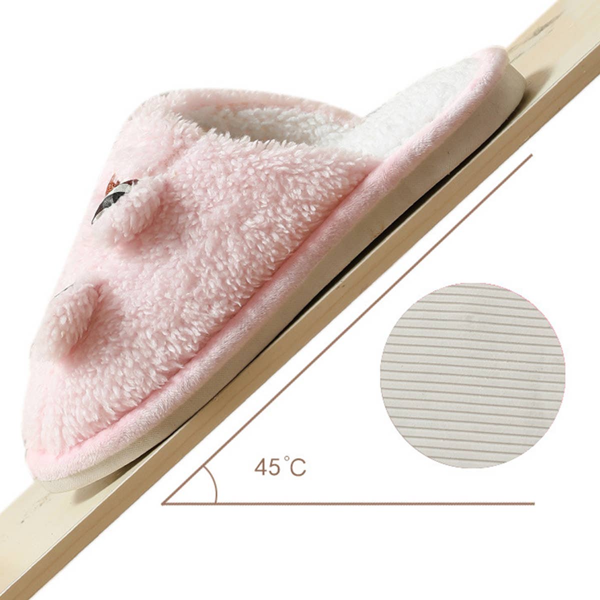 HOUSEHOLD CUTE CARTOON BEAR COTTON SLIPPERS_CWSHS0319