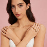 GEOMETRIC CZ STEEL RING WITH LUXE GLOSS FINISH_CWMM8931