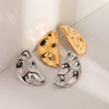 High-Grade 18K Gold Stainless Steel Earrings_Cwmm2358