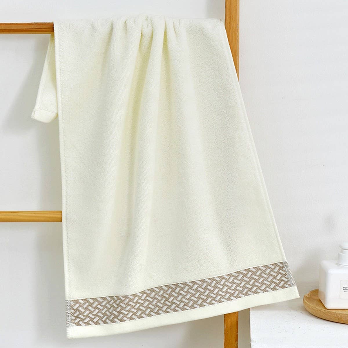 SOLID COLOR COTTON ADULT EXTRA THICK BATH TOWEL_CWMM2309