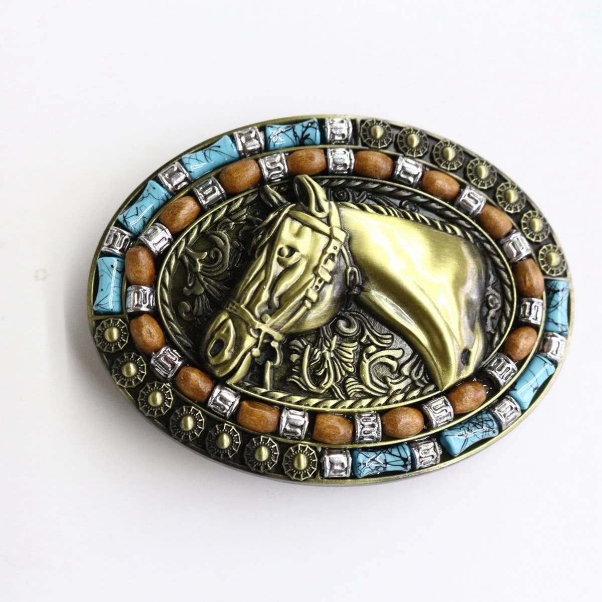 Western Retro Belt Buckle For Men_Cwabe0429