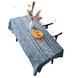 GEOMETRIC TRIANGLE PRINT TABLECLOTH_CWMM0959