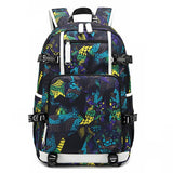 BOYS BACKPACKS FOR SCHOOL WATERPROOF PRINTED_CWAB5391