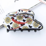 HAT SHAPED PVC HAIR CLAW 8 2CM CUTE GRAPHIC CLIP_CWAHA0640