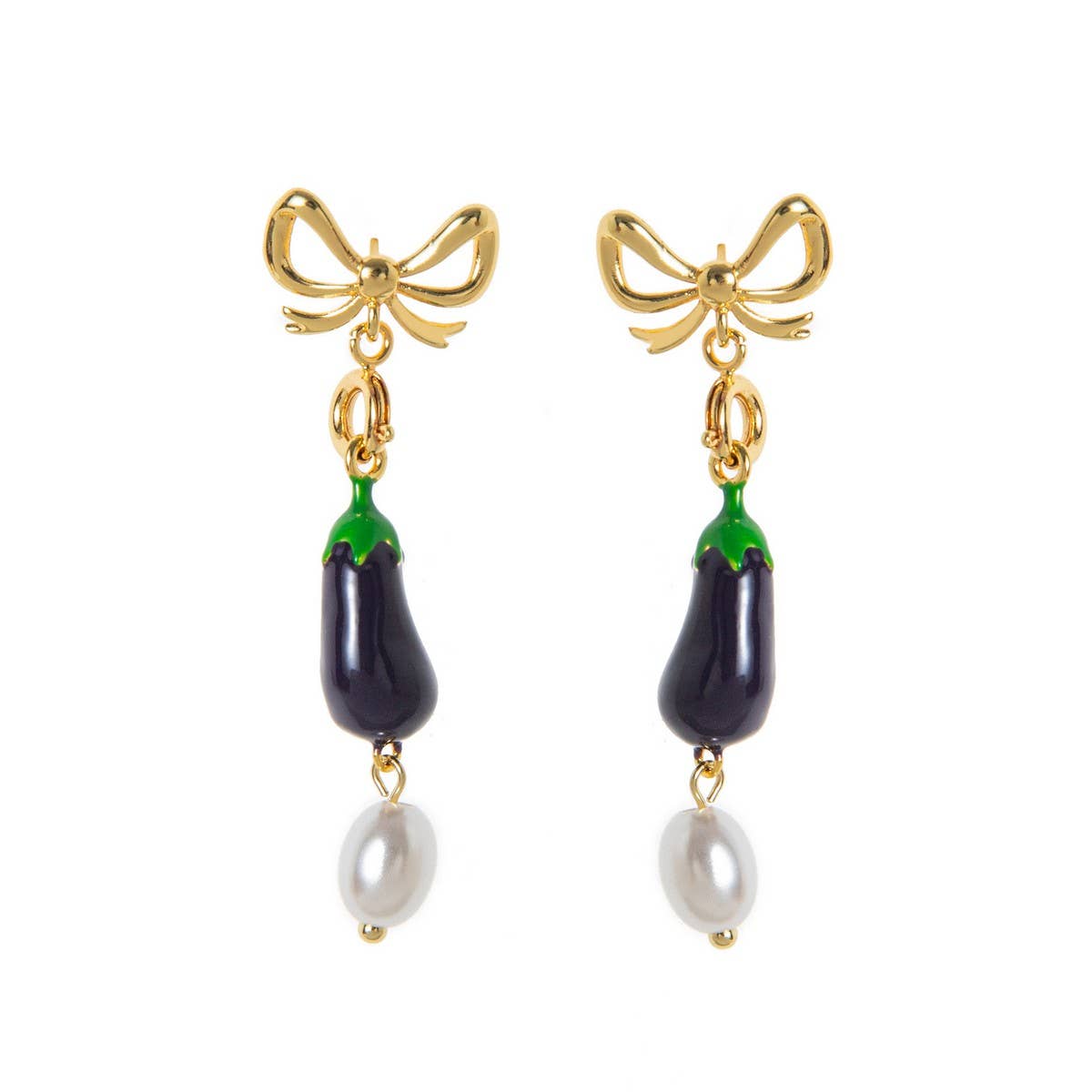 FASHIONABLE VEGETABLE WINE GLASS PEARL EARRINGS_CWAJE5053
